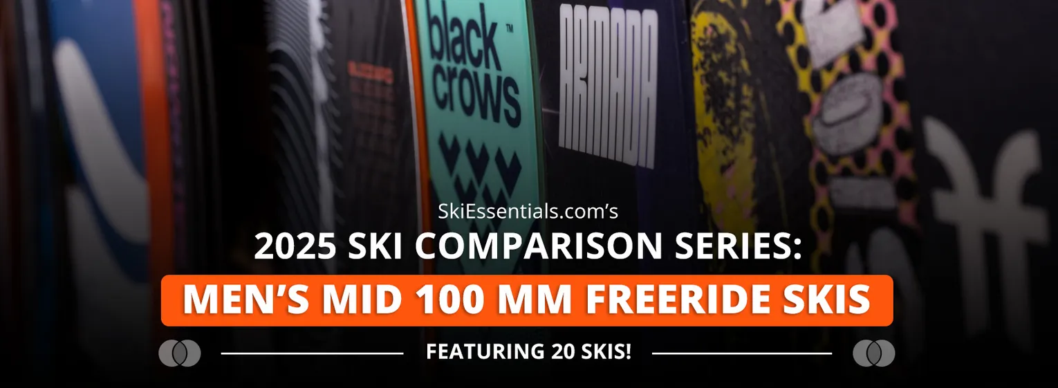 2025 Men's Mid 100mm All Mountain & Freeride Ski Comparison Lead Image