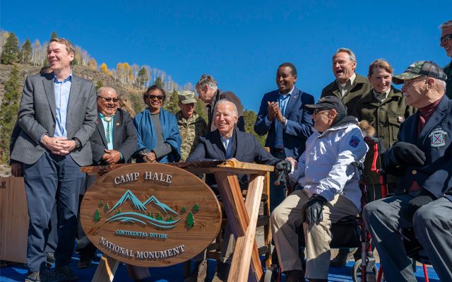 Top Five Fridays October 14, 2022: Joe Biden Camp Hale National Monument Image