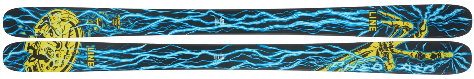 2024 Line Chronic 101 Ski Review - Line Chronic 101 Graphic