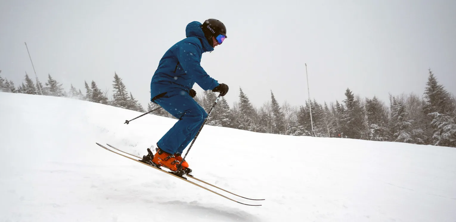 2026 Head Kore 100 Ti On Snow Ski Review - Bob Action Shot