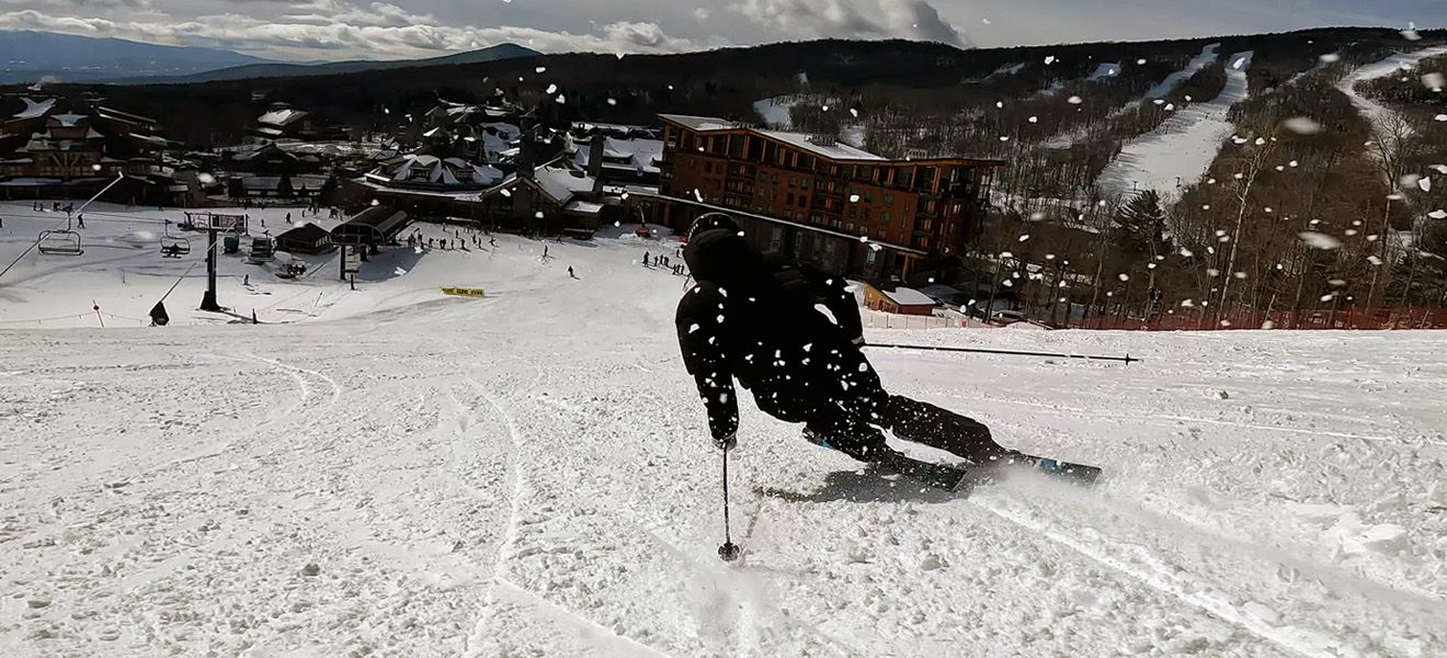 2023 Stockli Montero AR Skis: Full Width Action Image 1