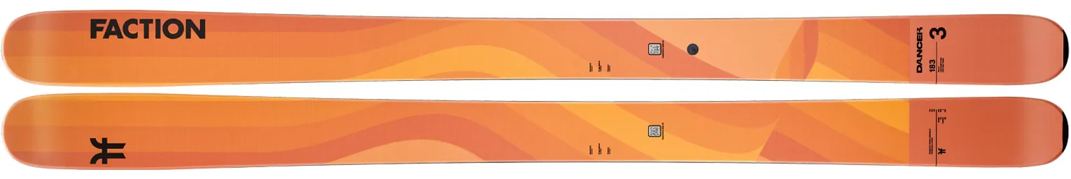 2025 Faction Dancer 3 Skis - 2025 Faction Dancer 3 Ski Graphics

