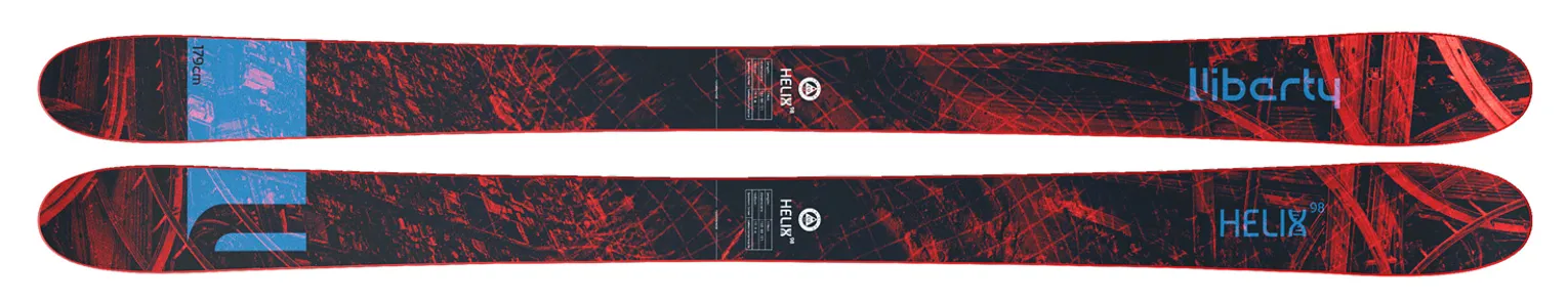 2024 Liberty Helix 98 Skis - 2024 Liberty Helix 98 Ski Graphics