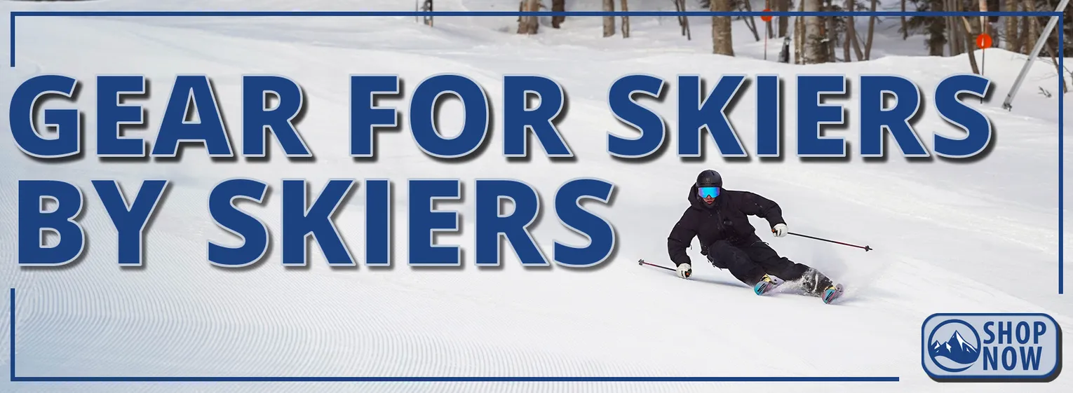 Gear for skiers by skiers package activity page banner