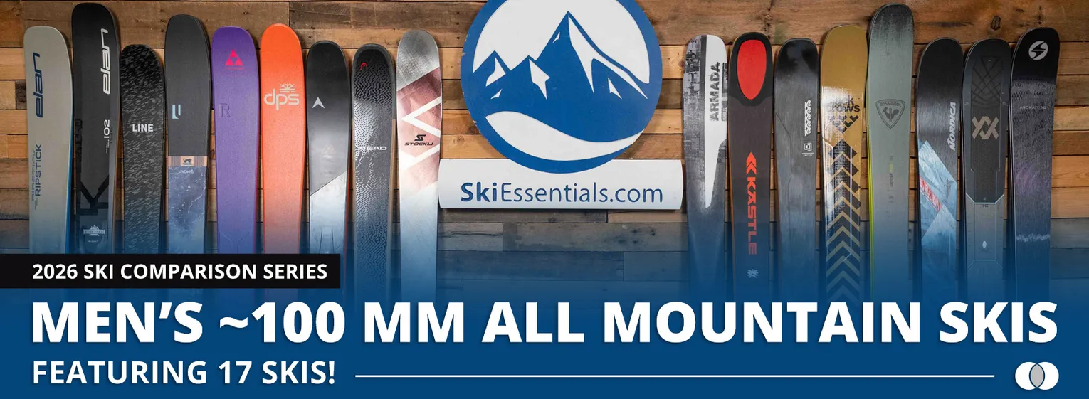 2026 Men's 100 mm Freeride Ski Comparison