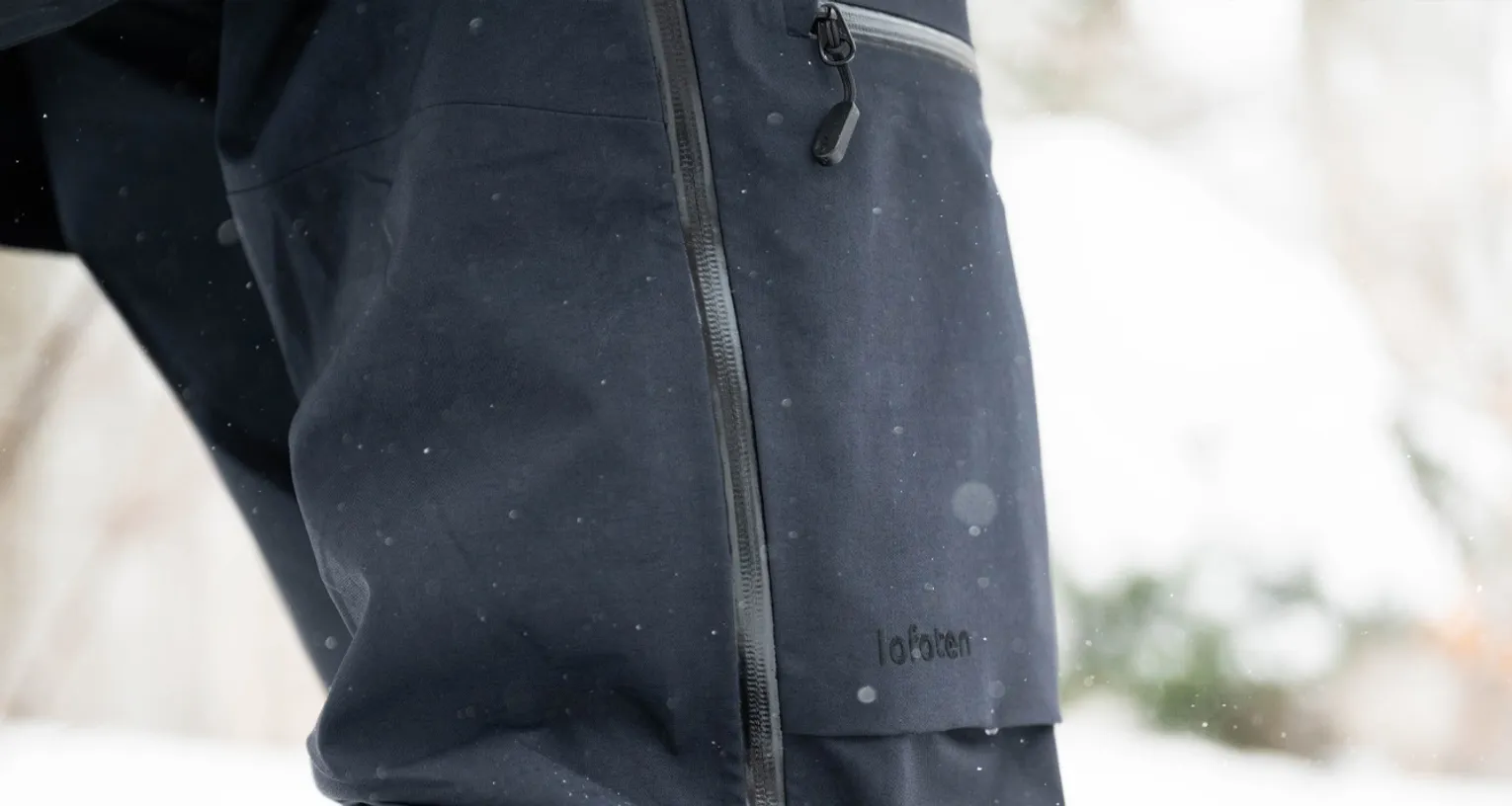Norrona Lofoton Gore-Tex Pro Kit Outerwear Review - Pant Pocket Shot