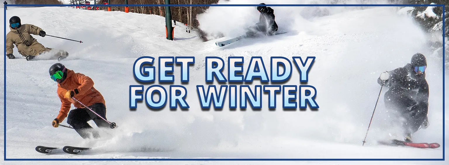 Gear for skiers by skiers package activity page banner