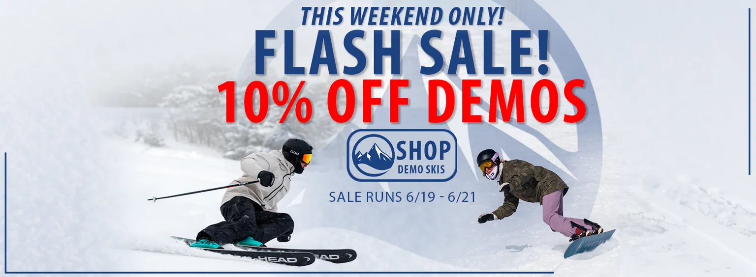10% Off Demo Skis This Weekend