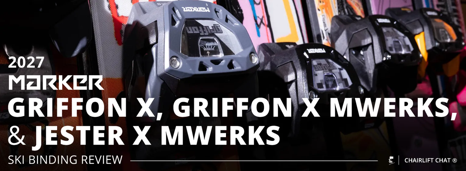 2027 Marker Griffon X, Griffon X MWerks, & Jester X MWerks Ski Binding Review - Lead Image