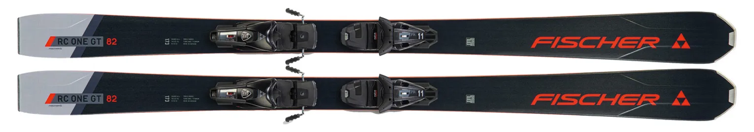 2024 Fischer RC One GT 82 Skis - 2024 Fischer RC One GT 82 Ski Graphics