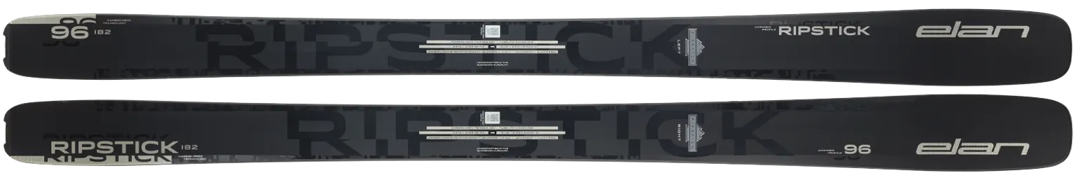 2025 Elan Ripstick 96 Black Edition Skis - 2025 Elan Ripstick 96 Black Edition Ski Graphics

