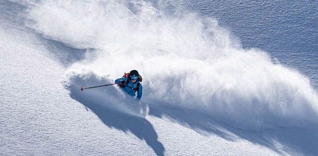 Top Five Fridays October 25, 2019: Erin Mielzynski Powder Skiing Image