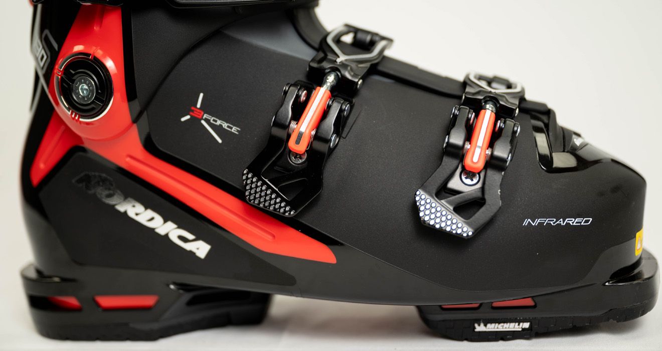 2023 Nordica Speedmachine 3 130 Ski Boot Review: Closeup Image 1