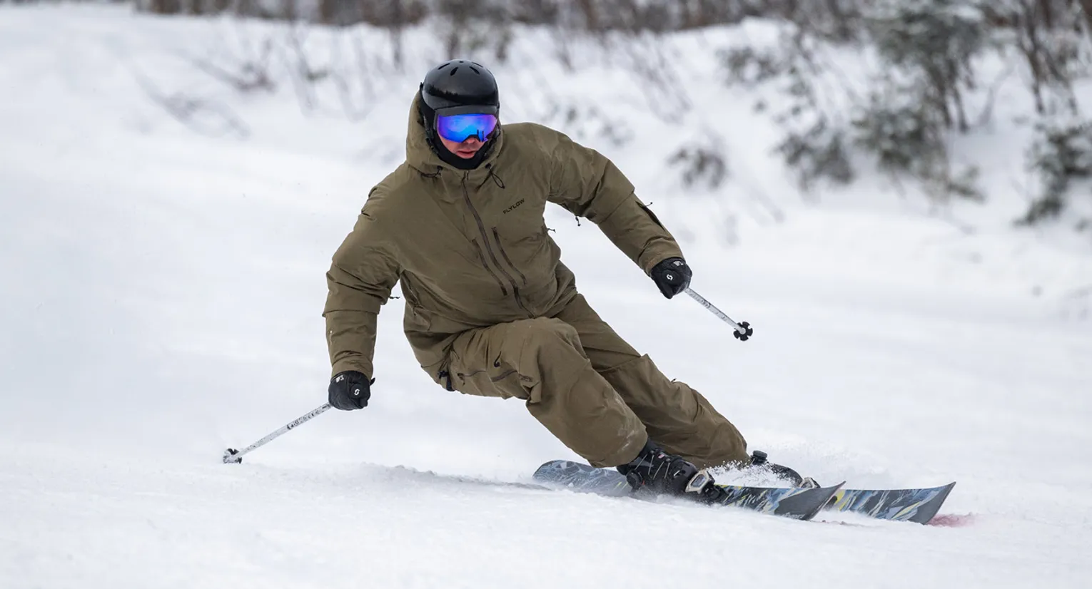 2026 Nordica Speedmachine 130 BOA DD Ski Boots - On Snow Ski Review - Bob Action Shot