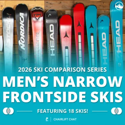 2026 Men's Narrow Frontside Ski Comparison