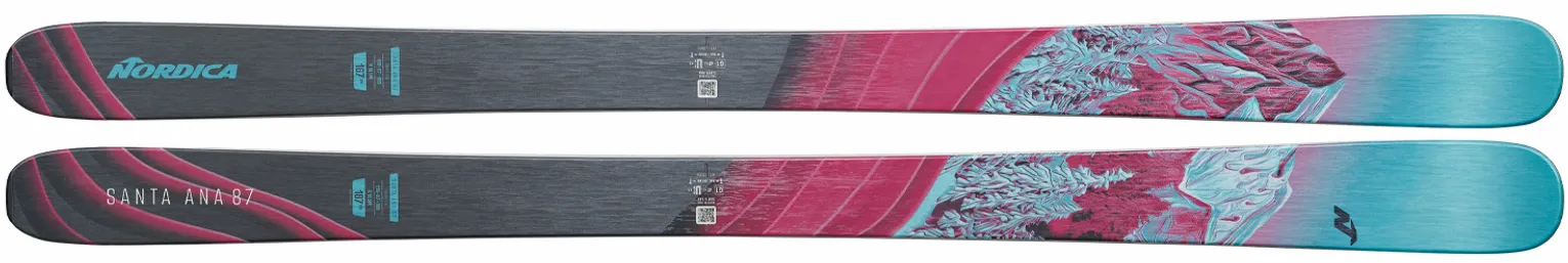 2025 Nordica Santa Ana 87 Skis - 2025 Nordica Santa Ana 87 Ski Graphics

