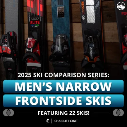 2025 Men's Narrow Frontside Ski Comparison
