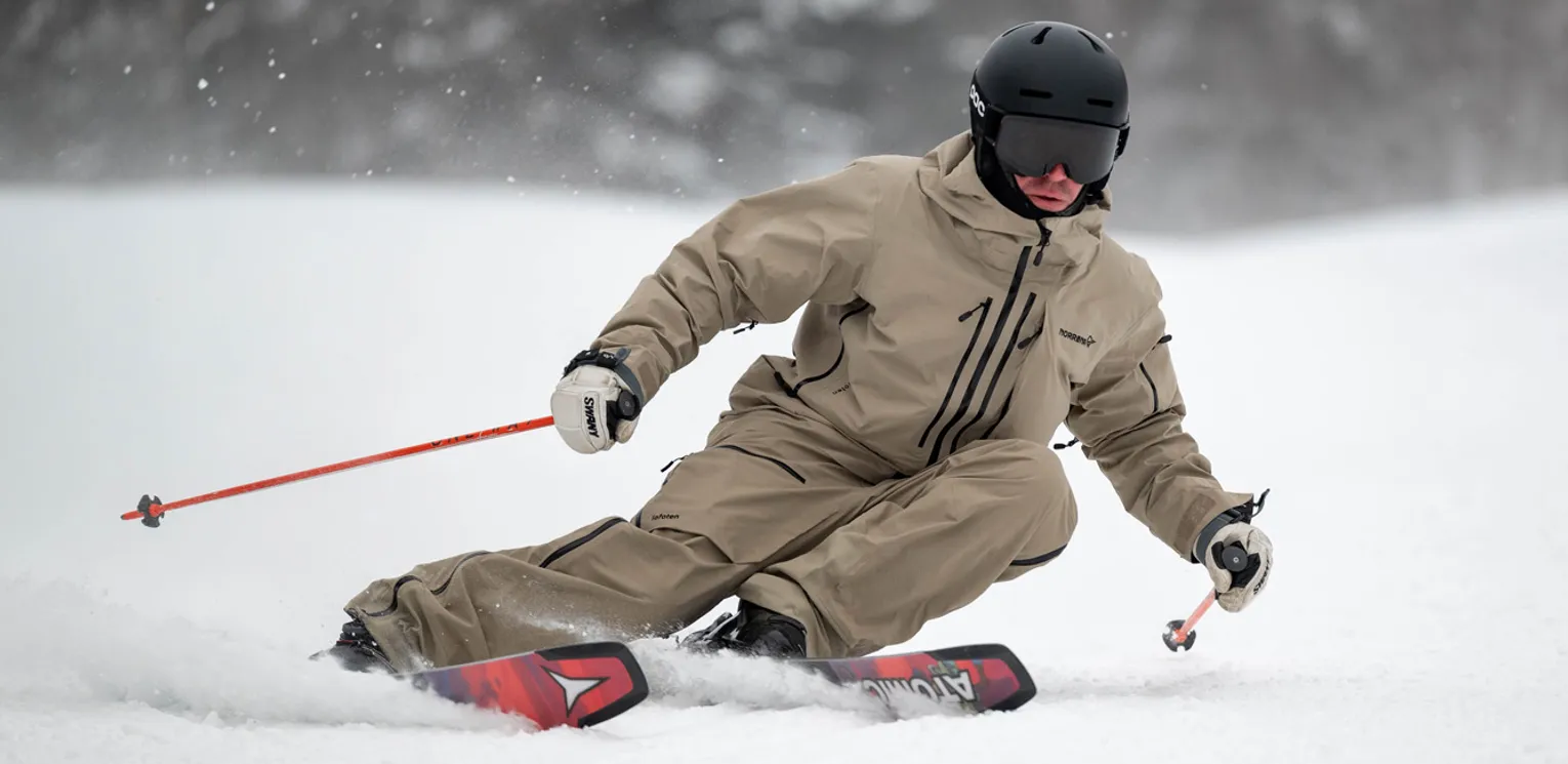 Norrona Lofoton Gore-Tex Pro Kit Outerwear Review - Action Shot 1