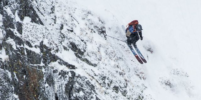 Top Five Fridays March 6, 2020: Freeride World Tour Cliff Drop Image