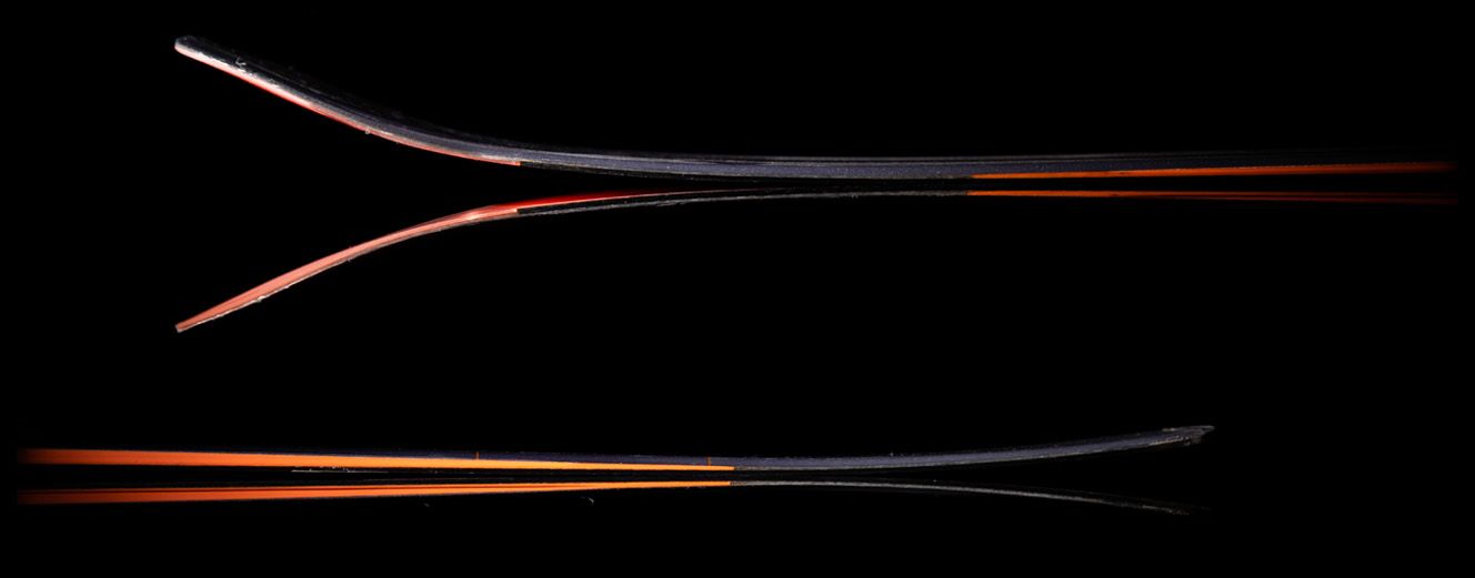 2024 Atomic Maverick 88 Ti Skis: 2024 Atomic Maverick 88 Ti Rocker Profile Closeup Image