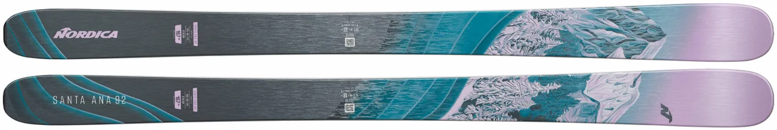 2025 Nordica Santa Ana 92 Skis - 2025 Nordica Santa Ana 92 Ski Graphics