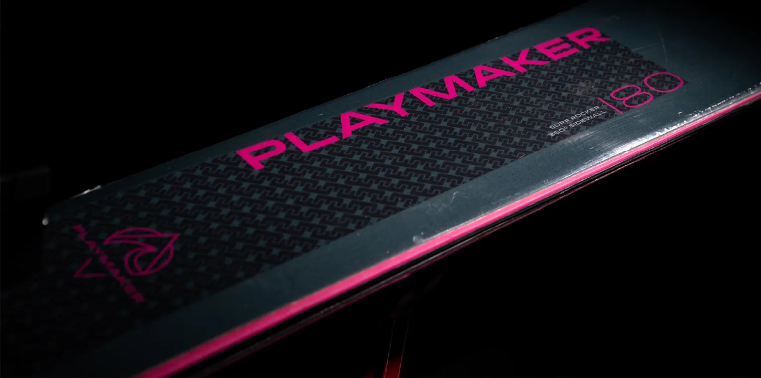 2024 Elan Playmaker 91 Ski Review - Top Sheet Closeup 1