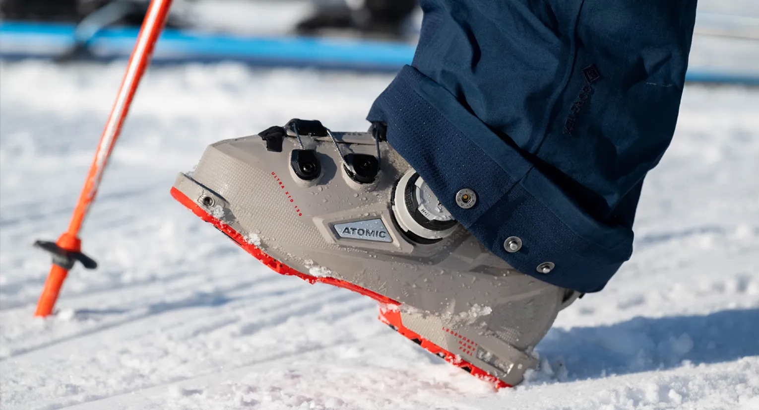 2025 Atomic Hawx Ultra XTD 130 Ski Boot Review - Action Shot 1