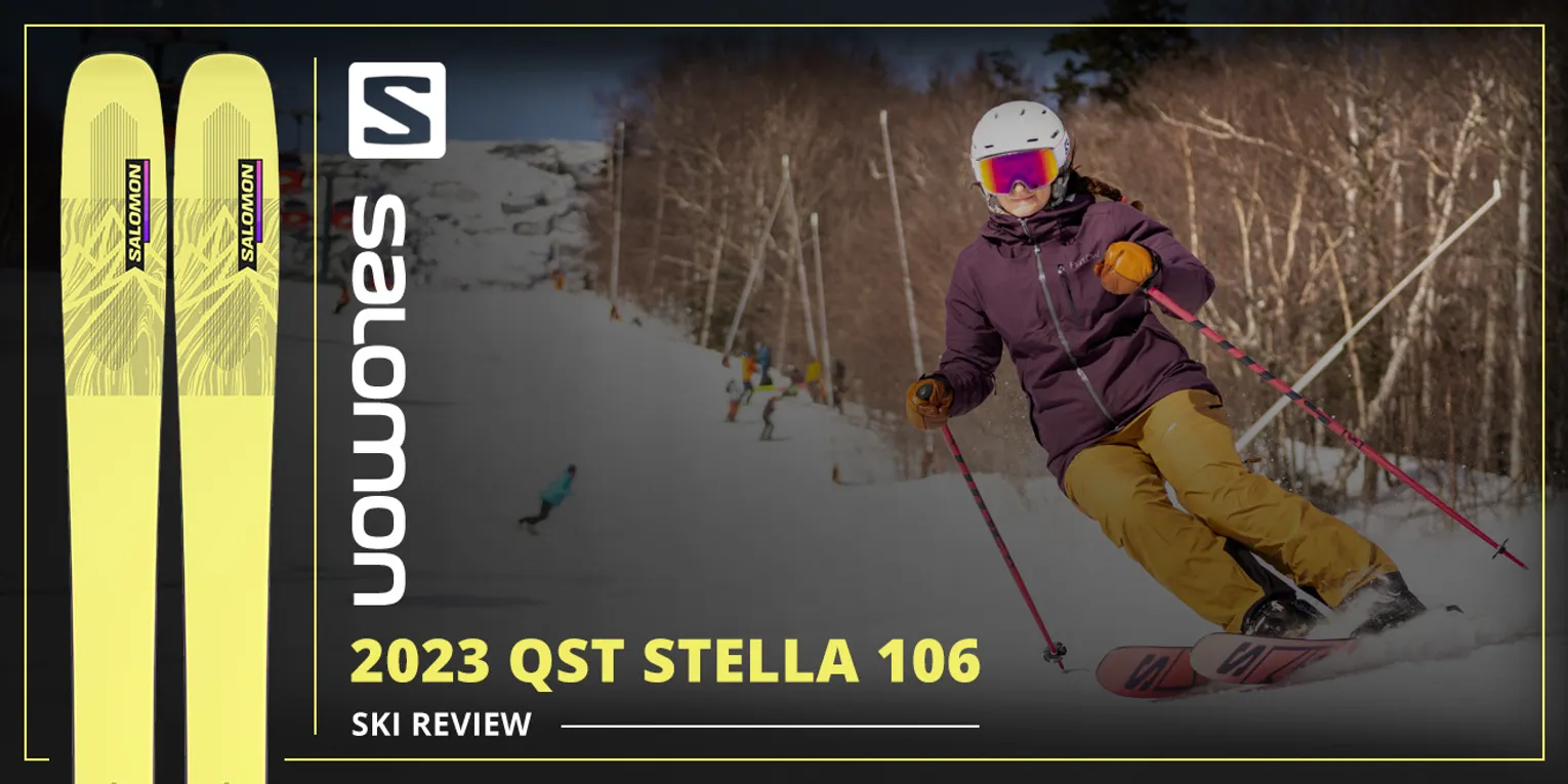 2023 SALOMON QST STELLA 106 SKI REVIEW
