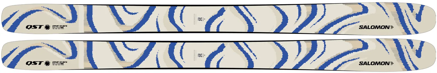 2026 Salomon QST Collection Introduction and First Impressions - 2026 Salomon QST 106 Almond Ski Graphics