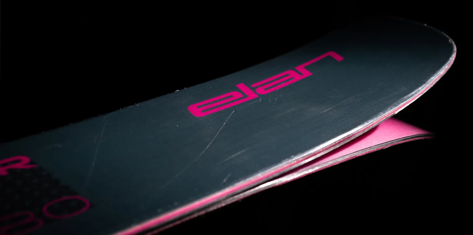 2024 Elan Playmaker 91 Ski Review - Ski Tip Closeup