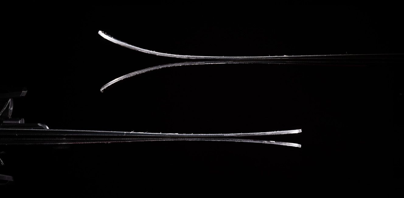 2024 Salomon Stance 96 Skis: 2024 Salomon Stance 96 Rocker Profile Closeup Image