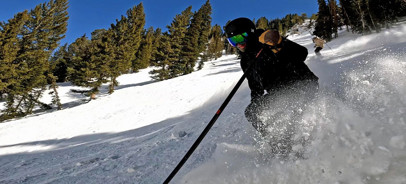 SkiEssentials Trip Report: Skiing Alta with Salomon: Full Width Action Image 1
