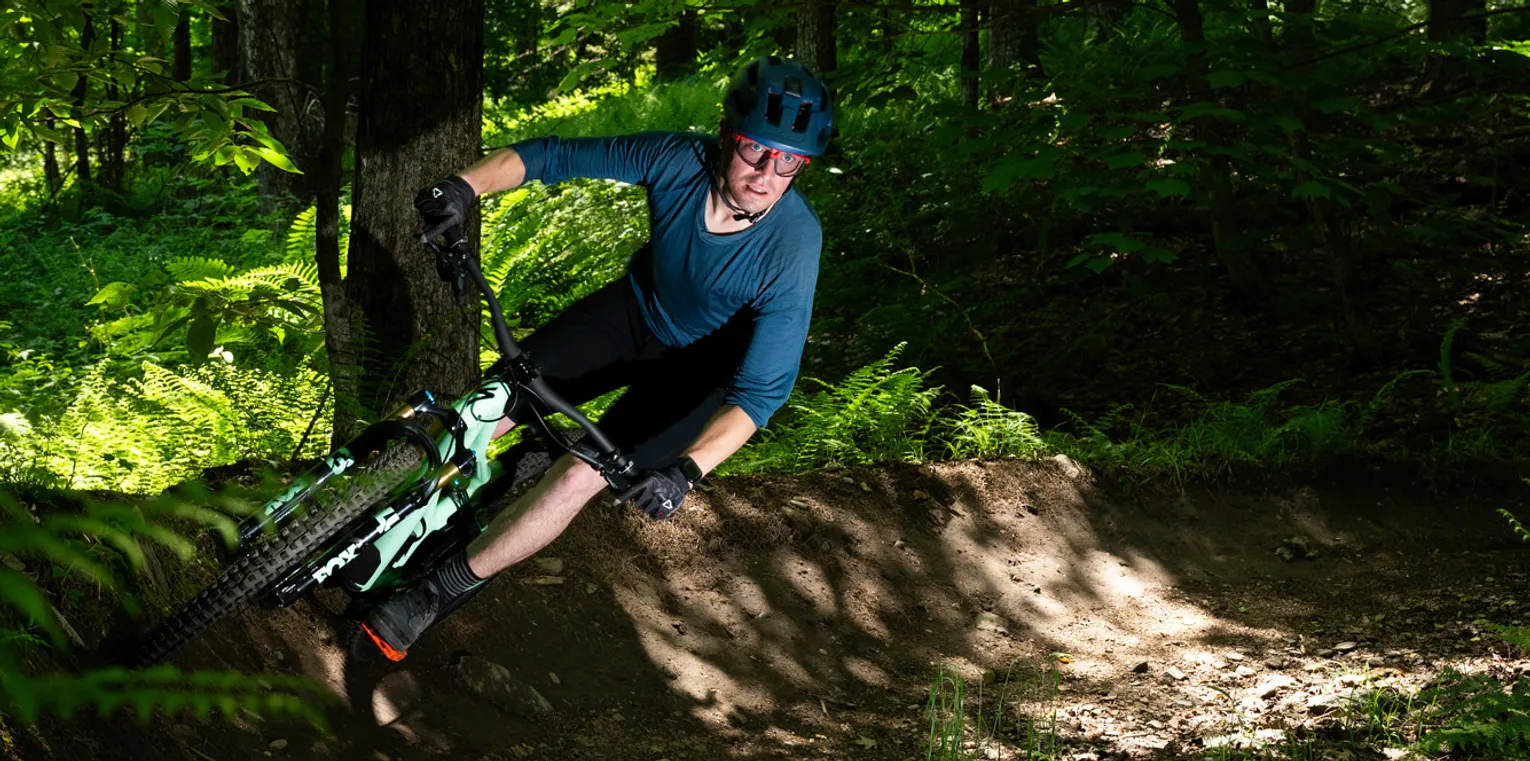 2022 Specialized Stumpjumper Pro Mountain Bike Review - Action Shot 1