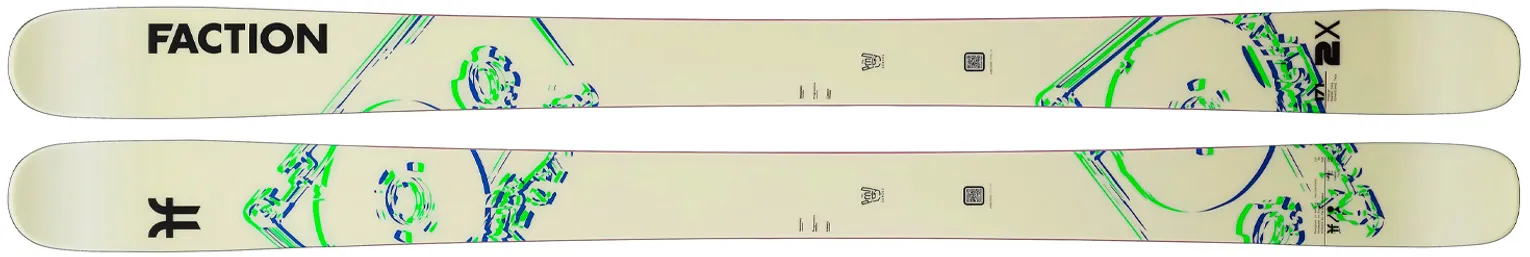 2024 Faction Prodigy 2X Skis - 2024 Faction Prodigy 2X Ski Graphics