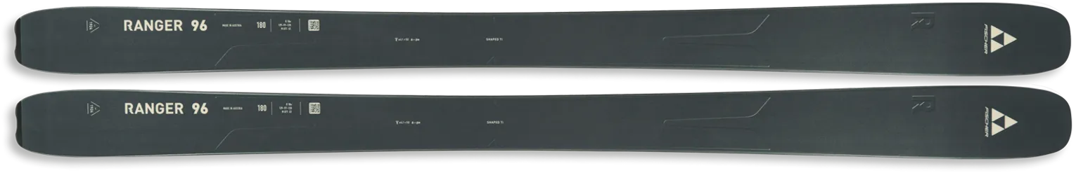 2024 Fischer Ranger 96 & Ranger 102 Ski Review - 2024 Fischer Ranger 96 Grey Ski Graphics
