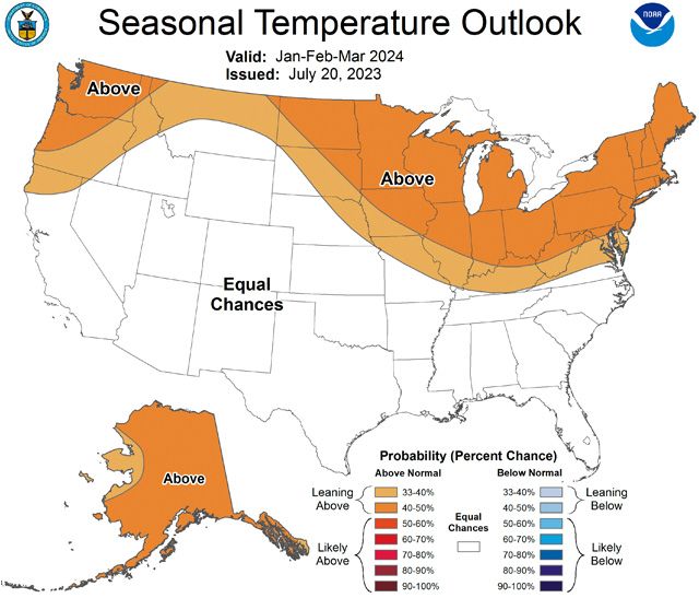 Top Five Fridays July 21, 2023: NOAA Winter Forecast Image