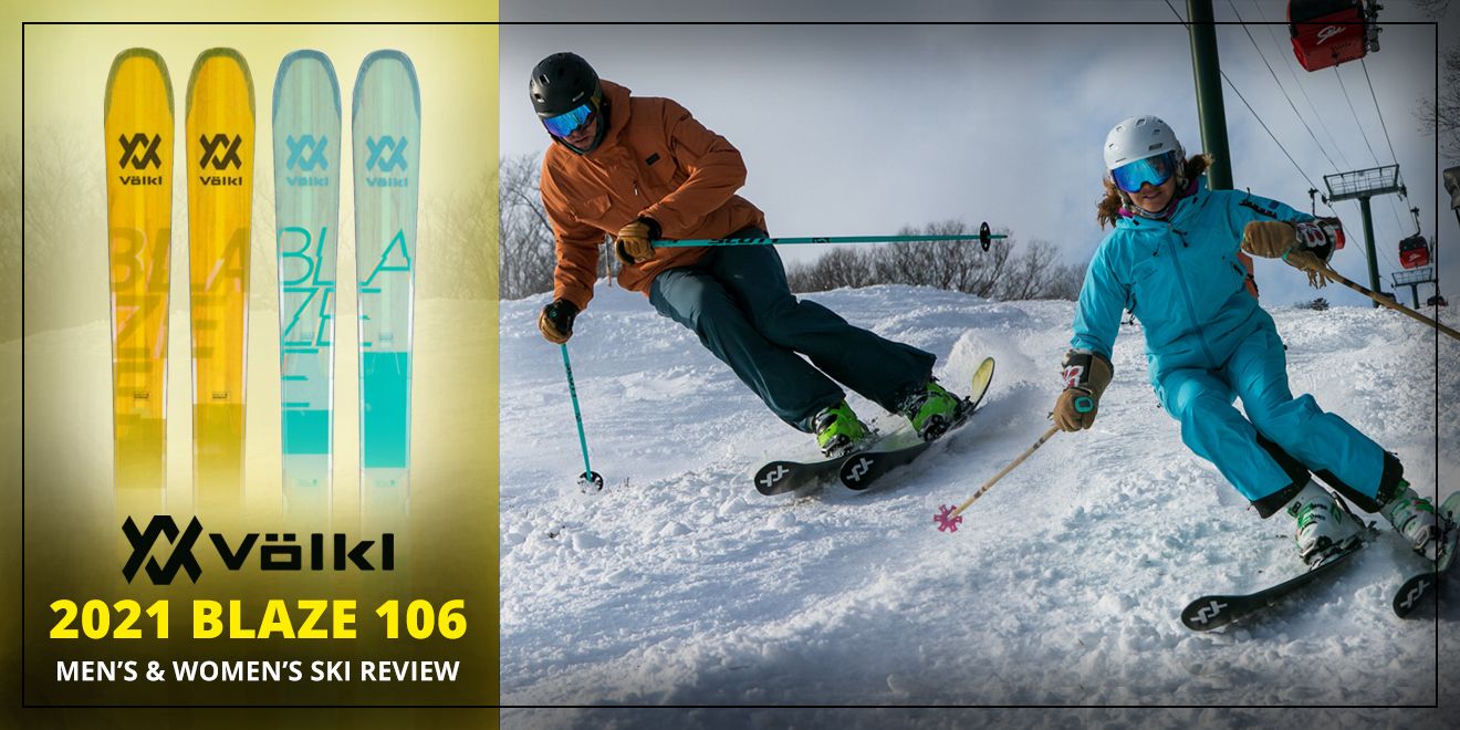 2021 VOLKL BLAZE 106 MEN'S AND WOMEN'S SKI REVIEW
