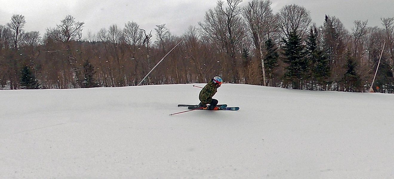 2021 Volkl Revolt 104 Ski Review: Wide Action Image
