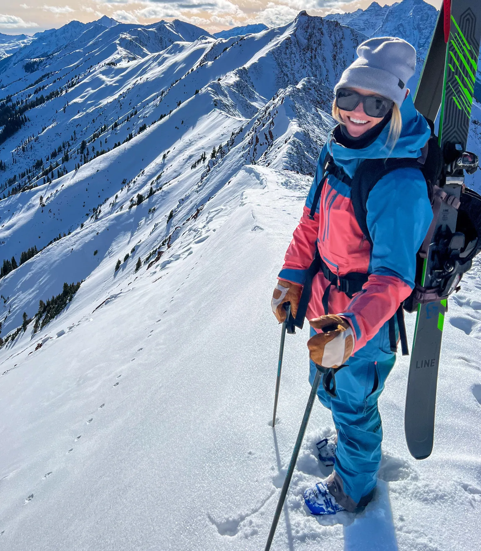 Strafe Lynx Pullover and Willow Half Bibs - Women's Outerwear Kit Review - Lifestyle Shot