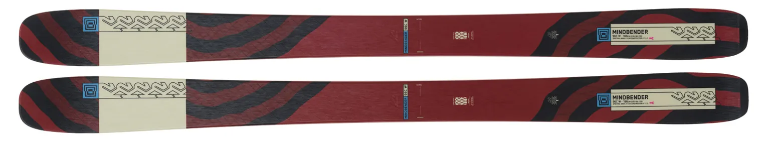 2024 K2 Mindbender 96C W Skis - 2024 K2 Mindbender 96C W Ski Graphics