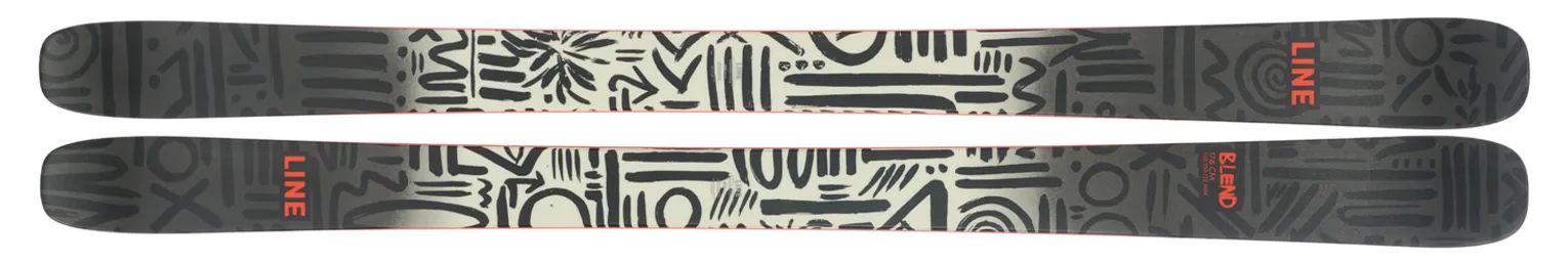 2024 Line Blend Skis - 2024 Line Blend Ski Graphics
