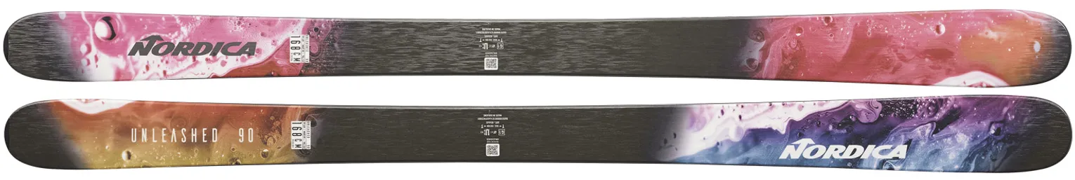 2026 Nordica Unleashed 90 Skis - 2026 Nordica Unleashed 90 Ski Graphics

