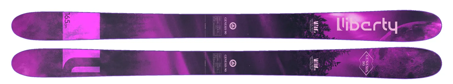 2024 Liberty Genesis 90 Skis - 2024 Liberty Genesis 90 Ski Graphics