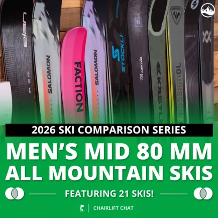 2026 Men's Mid 80 mm All Mountain Ski Comparison