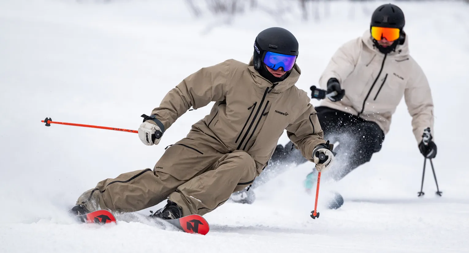 2026 Nordica Speedmachine 130 BOA DD Ski Boots - On Snow Ski Review - Jeff Action Shot