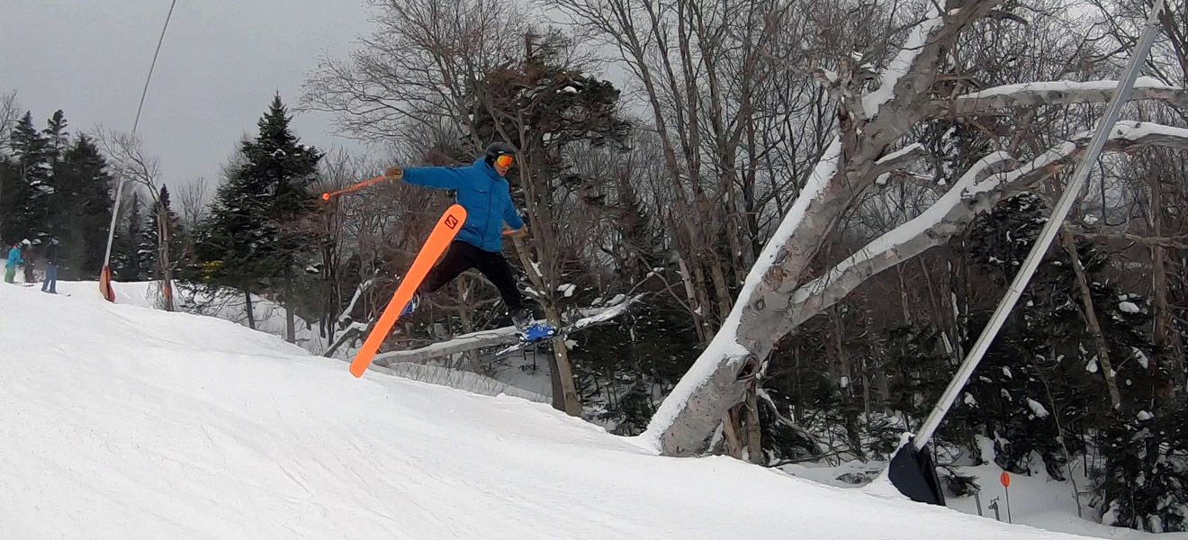 2021 Salomon Stance 102 Ski Review: Wide Action Image 2