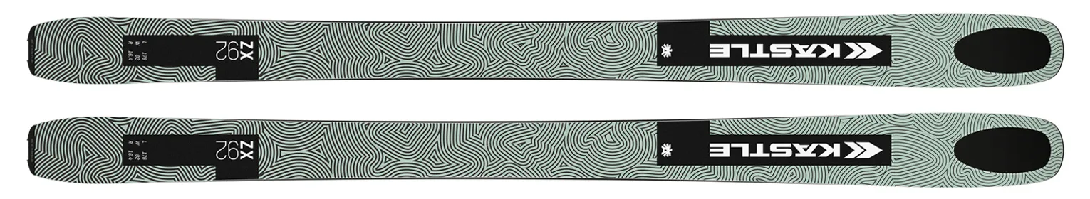 2025 Kastle ZX92 Skis - 2025 Kastle ZX92 Ski Graphics