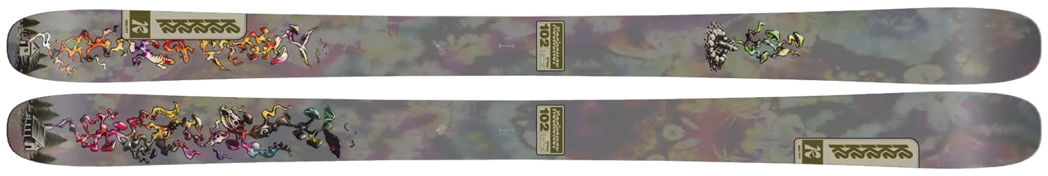 2025 K2 Reckoner 102 Skis - 2025 K2 Reckoner 102 Ski Graphics

