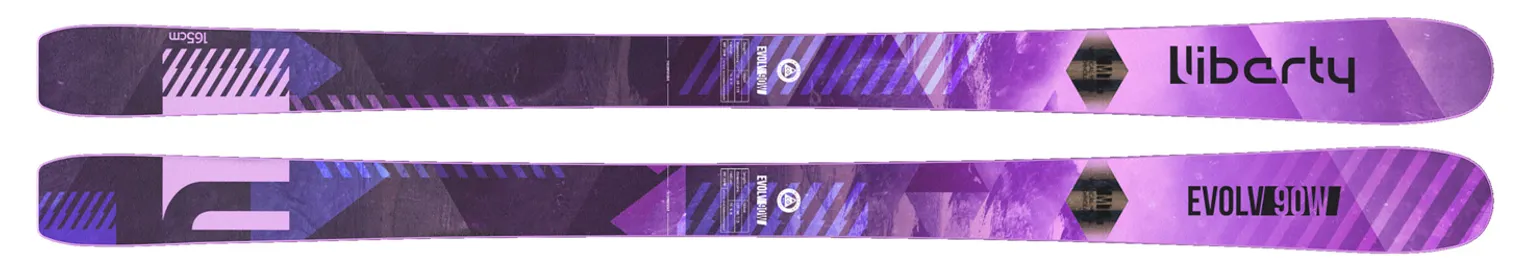 2024 Liberty Evolv 90 W Skis - 2024 Liberty Evolv 90 W Ski Graphics
