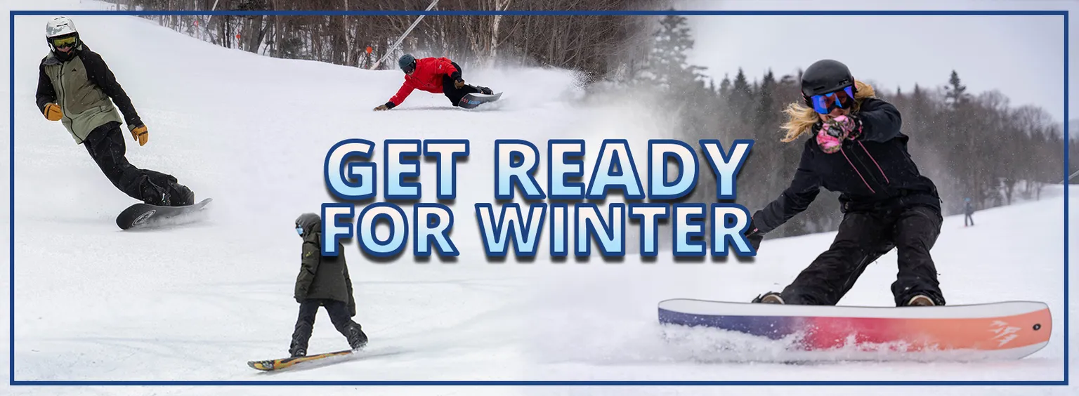 Gear for snowboarders by snowboarders activity page banner